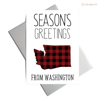 Washington Holiday Card - Season's Greetings | Noticeably Noted