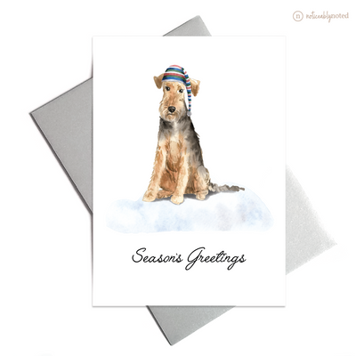 Welsh Terrier Christmas Card | Noticeably Noted