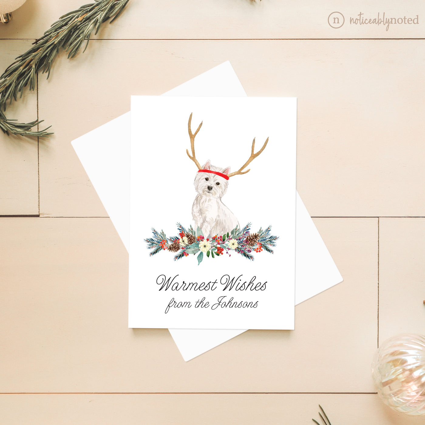 Westie Christmas Cards | Noticeably Noted
