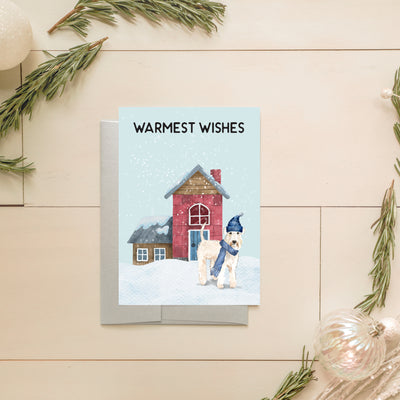 Wheaten Terrier Christmas Card | Noticeably Noted