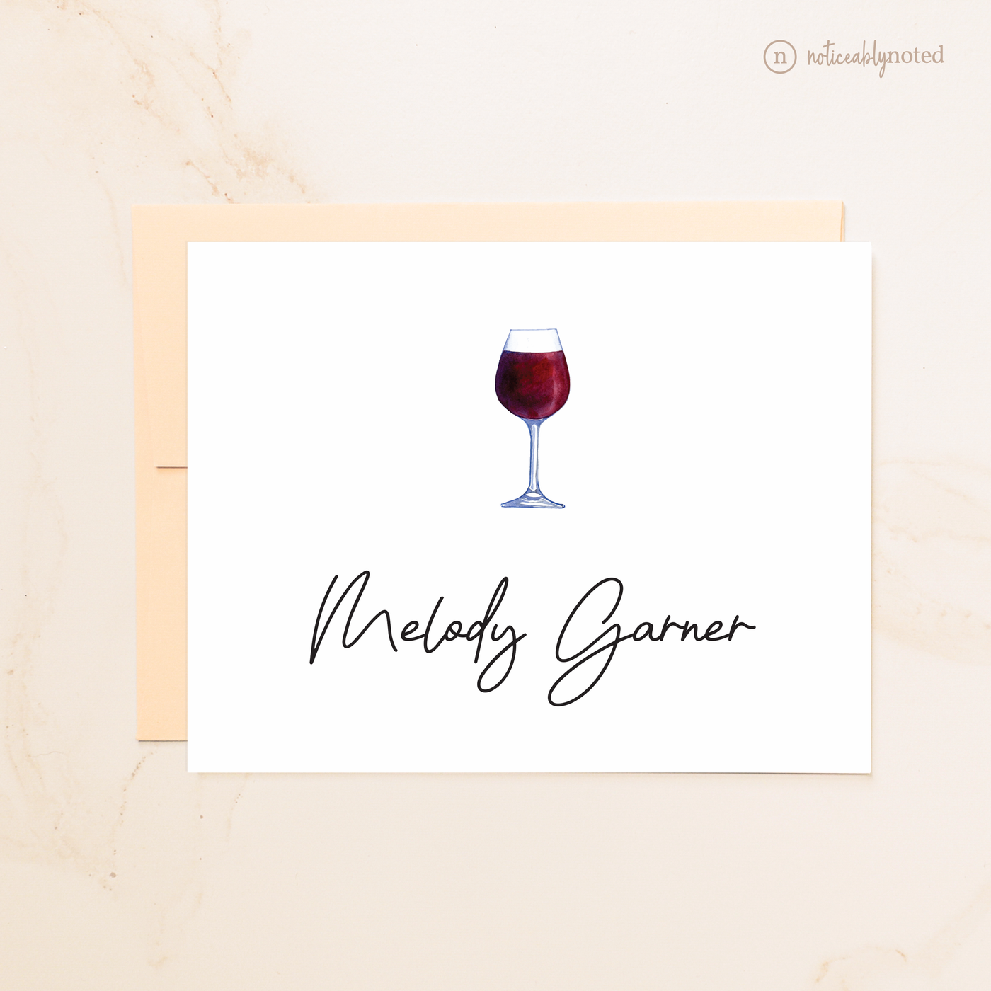 Wine Folded Note Cards