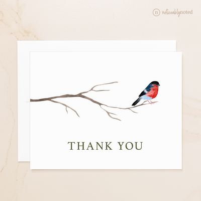 Winter Bird Thank You Cards | Noticeably Noted