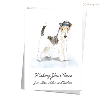 Wire Haired Fox Terrier Christmas Cards | Noticeably Noted