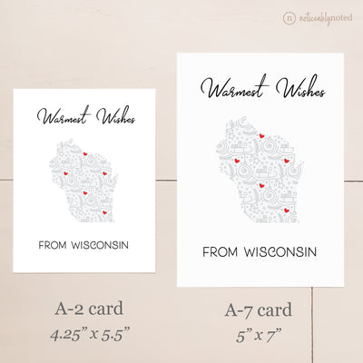 Wisconsin Holiday Card Size Comparison | Noticeably Noted