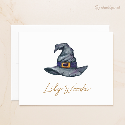 Witch Hat Personalized Folded Cards