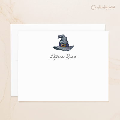Witch Hat Personalized Flat Cards