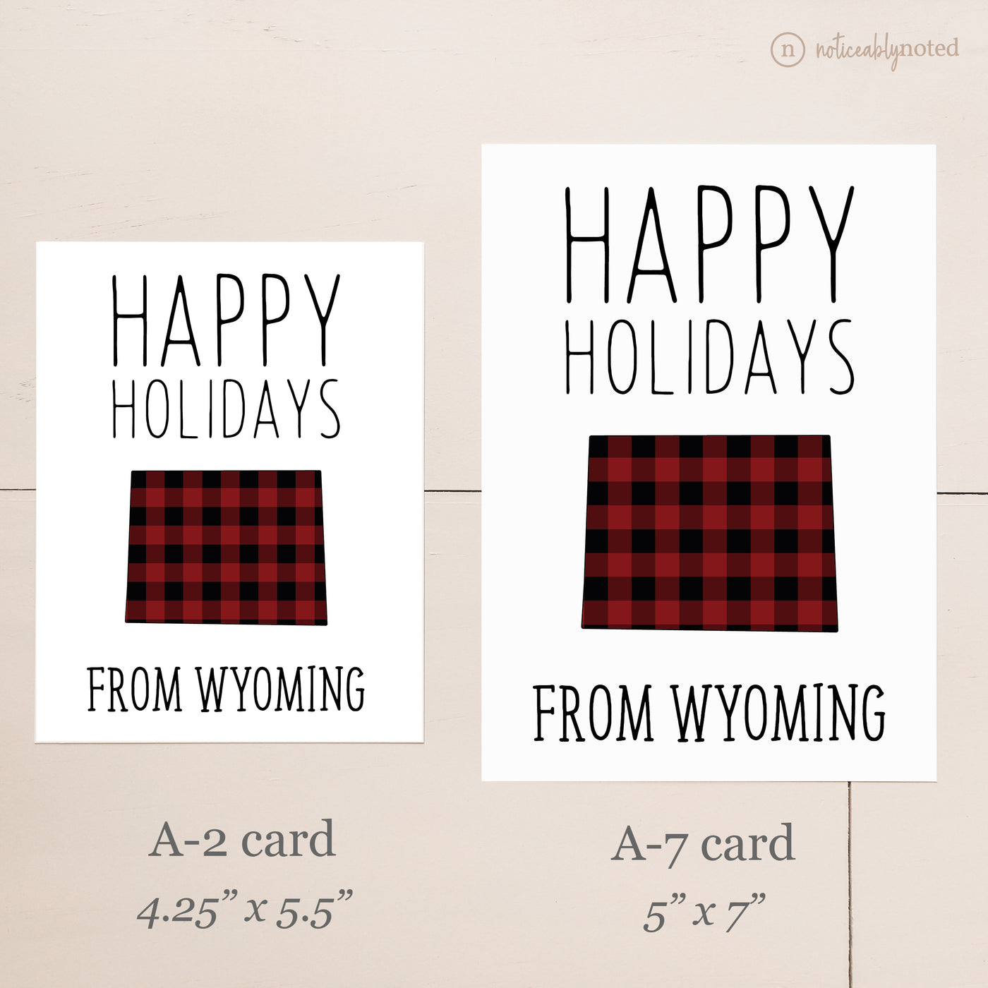 Holiday Card Comparison | Noticeably Noted