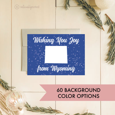 Wyoming Holiday Card | Noticeably Noted