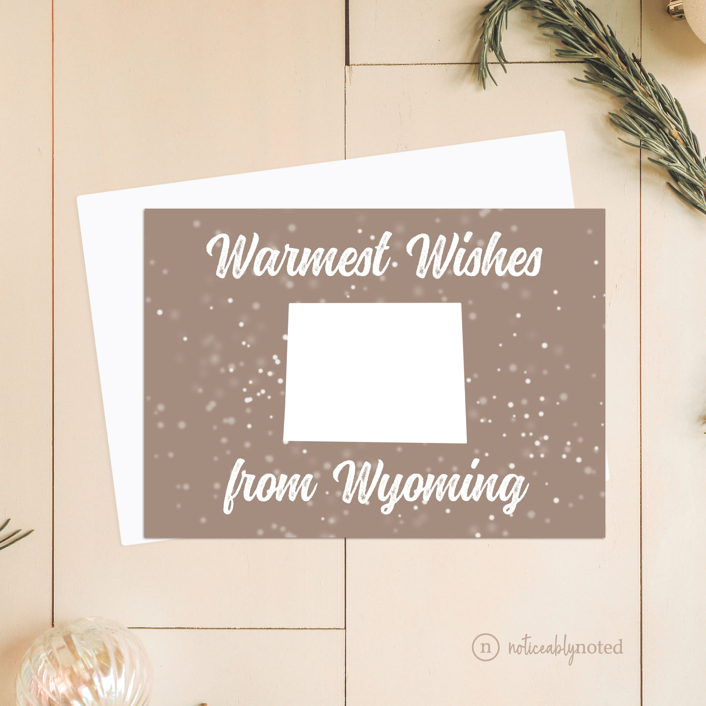 WY Holiday Greeting Cards | Noticeably Noted