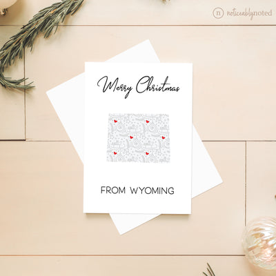 Wyoming Holiday Card - Merry Christmas | Noticeably Noted