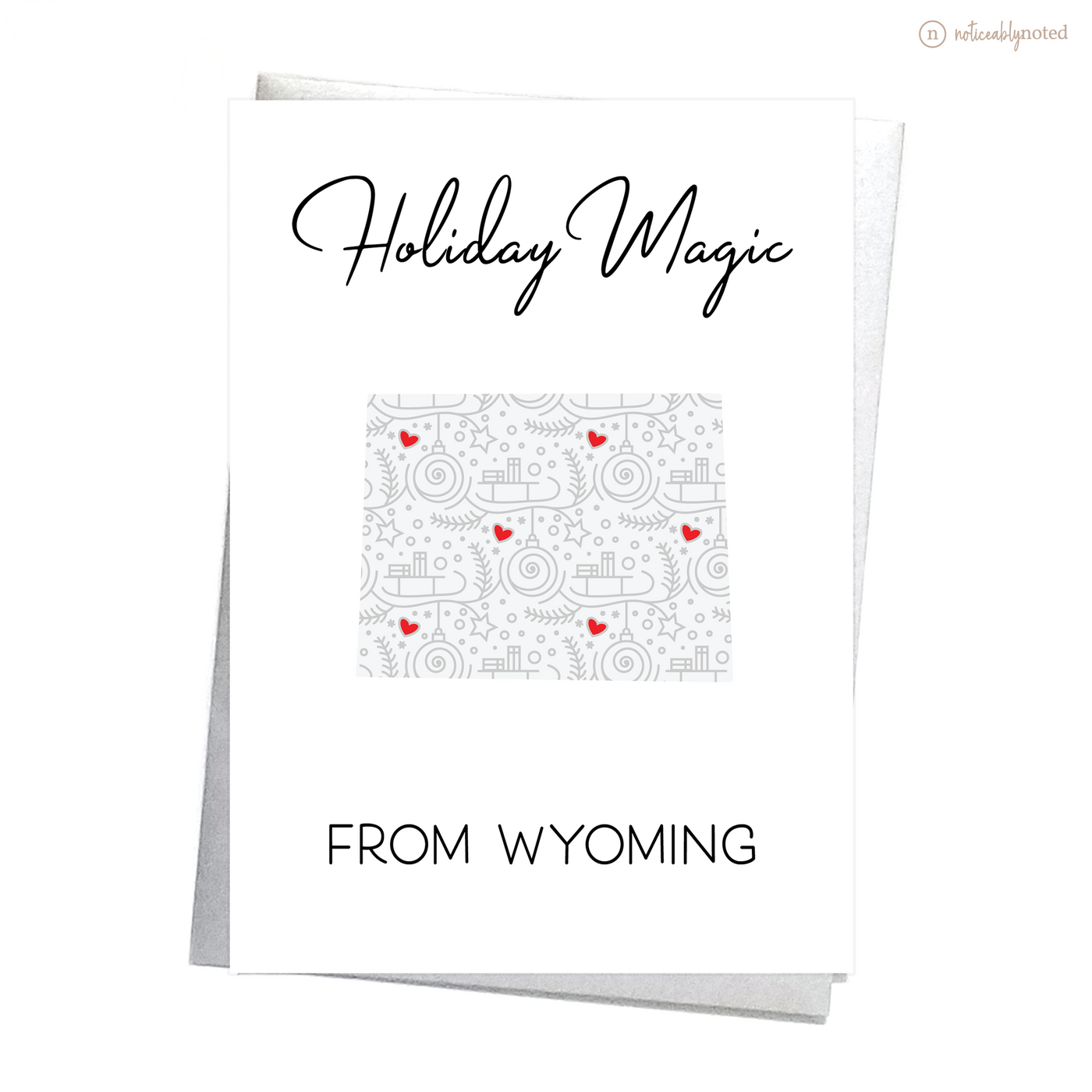 Wyoming Holiday Card - Holiday Magic| Noticeably Noted