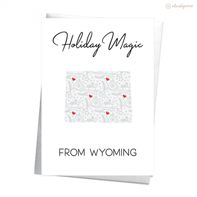 Wyoming Holiday Card - Holiday Magic| Noticeably Noted